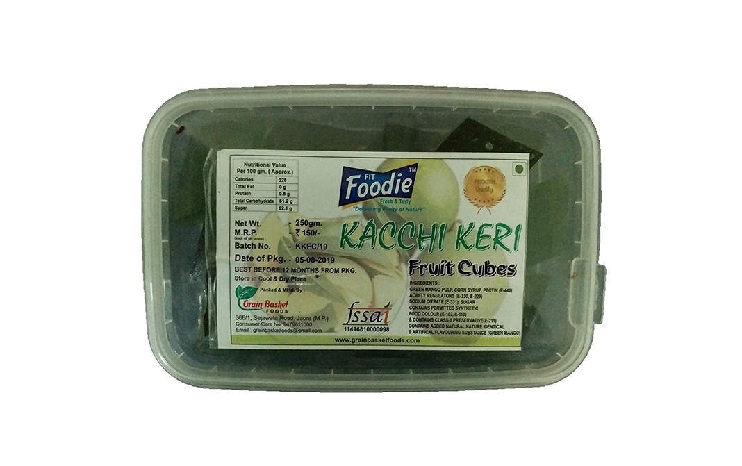 Fit Foodie Kacchi Keri Fruit Cubes    Pack  250 grams